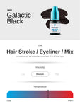 Galactic Black PMU Mix Shader Pigment 10ml BROWS