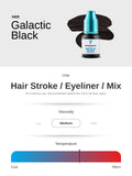 Galactic Black PMU Mix Shader Pigment 10ml BROWS