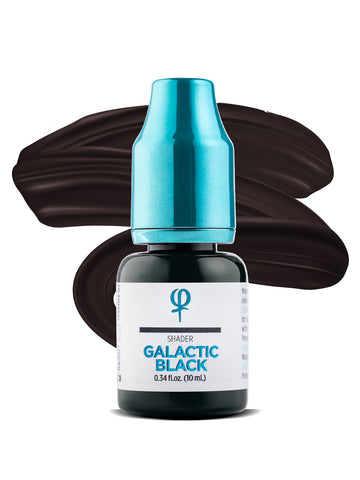 Galactic Black PMU Mix Shader Pigment 10ml BROWS